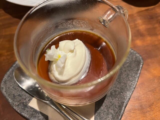 銀座2丁目ミタスカフェ - 自家製プリン