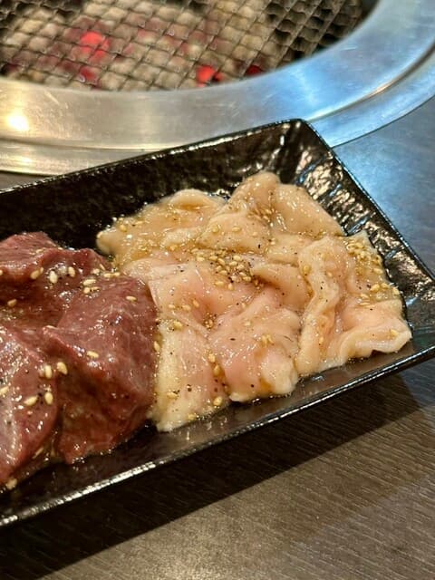 ドヤジ - ホルモン3点盛り-上ガツ-