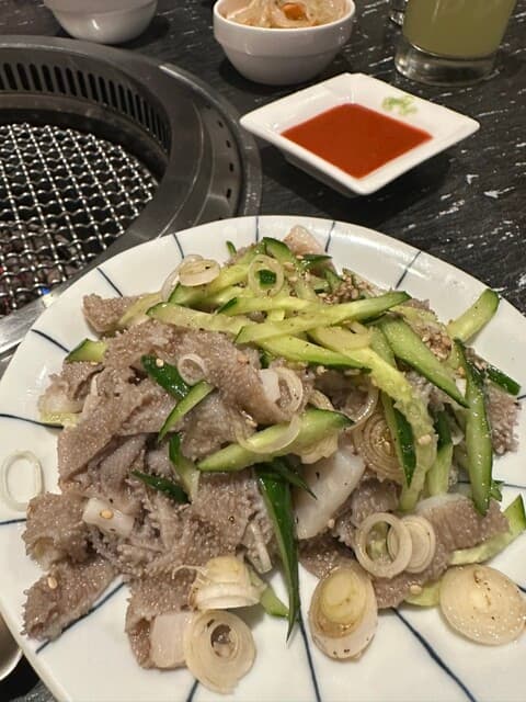 焼肉なら - □センマイ刺し(☆☆☆)