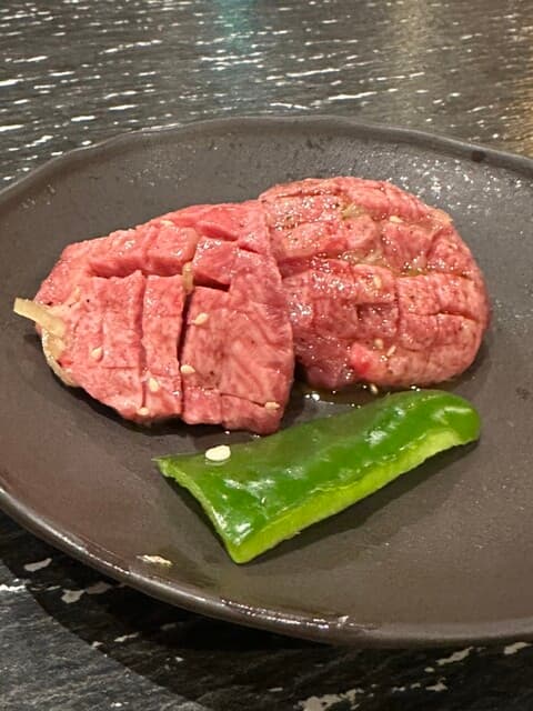 焼肉なら - 厚切りタン塩(☆☆☆☆)