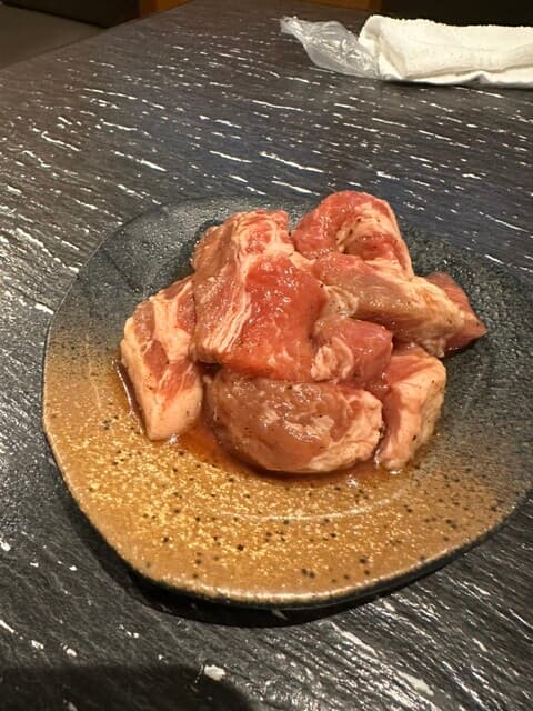 焼肉なら - 味付け豚カルビ(☆☆☆☆)