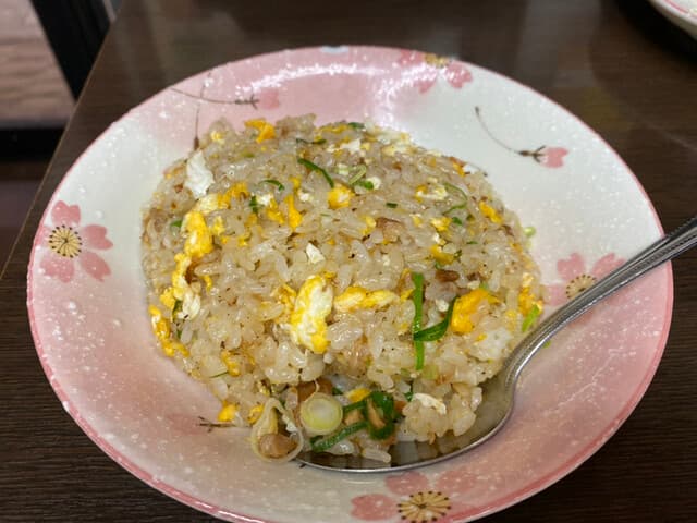 一心堂 - 半チャーハン　250円