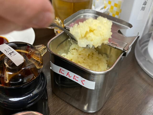一心堂 - 卓上　にんにく