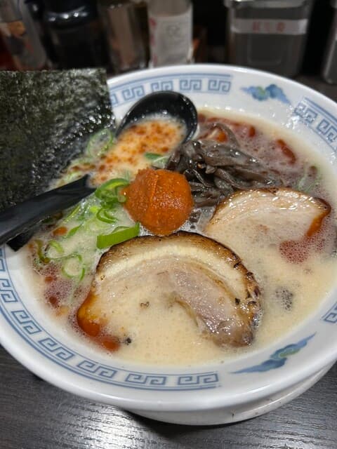 一心堂 - 豚骨ラーメン赤