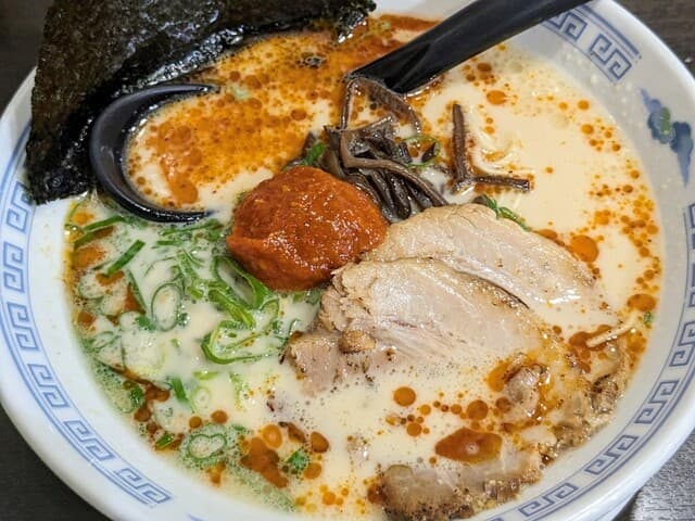 一心堂 - 赤ラーメン780円