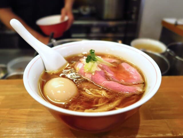 麺尊 RAGE - 特製軍鶏そば=1200円