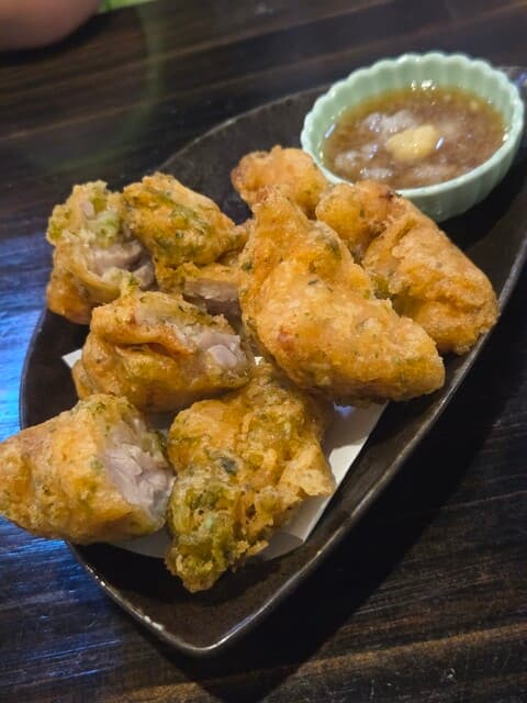 沖縄酒場 やなわらばー - アーサとり天（680円）