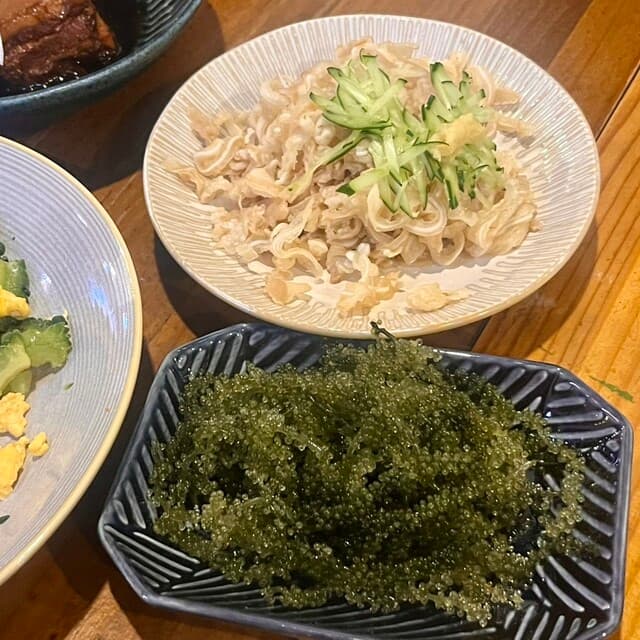 沖縄酒場 やなわらばー - ・ミミガーの酢味噌和え
・海ぶどう