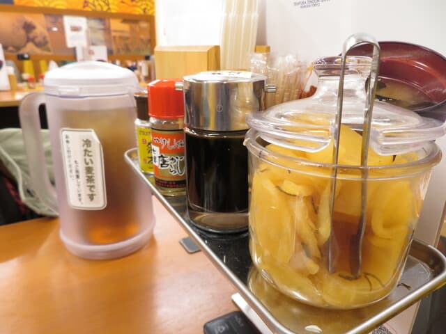 天丼てんや - 卓上調味料