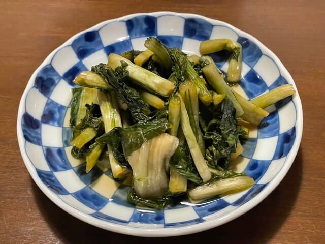 そば処 ものぐさ - 野沢菜
