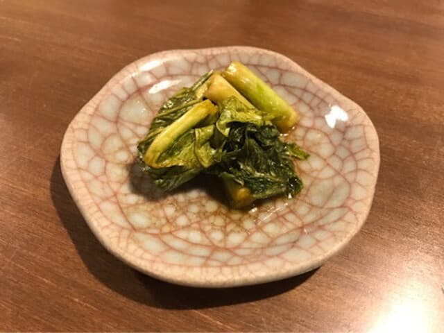 そば処 ものぐさ - 野沢菜