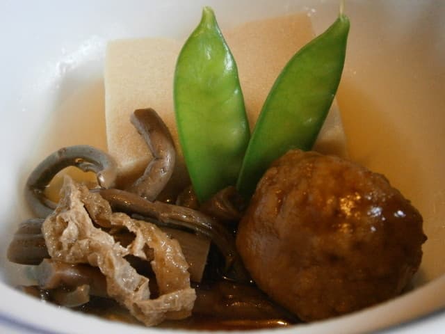 絶景の宿　龍峡亭 - 朝食　煮物