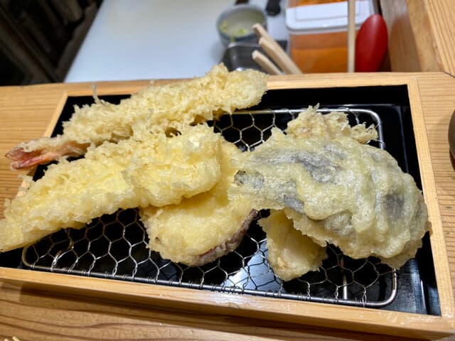 天ぷらと寿司18坪 - 天ぷら五種盛り@979円