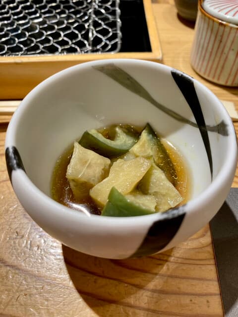 天ぷらと寿司18坪 - お通し