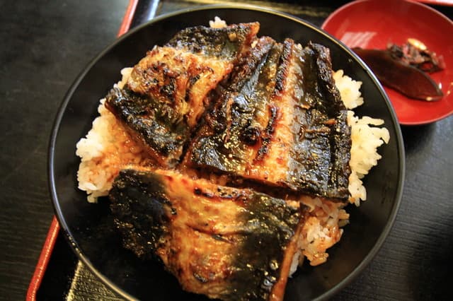 うなぎのしもむら - ひっくり返してみました