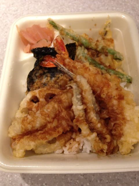 天丼てんや - 穴子・めごち・海老の夏天丼弁当 並盛（夫）