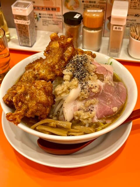 鶏そば・から揚げ専門店らーめんえびす - 豚ソバジャイアン（ニンニクなし）