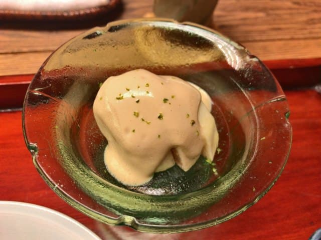 喫茶 山音 - ⚫︎先付・生無花果に胡麻ソース