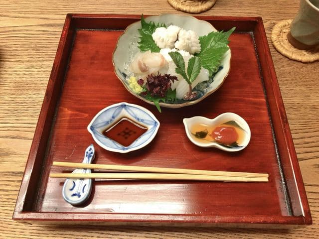 喫茶 山音 - ⚫︎造り・平目・鱧・烏賊