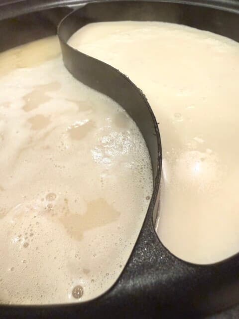 しゃぶ葉 - 白と白　麻辣湯と帆立豆乳