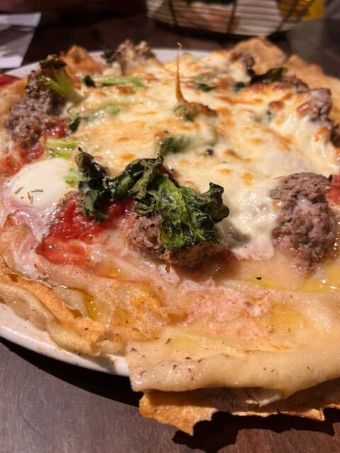 RISTORANTE Co.N.Te - ピザ生地が独特で、クレープの様でした