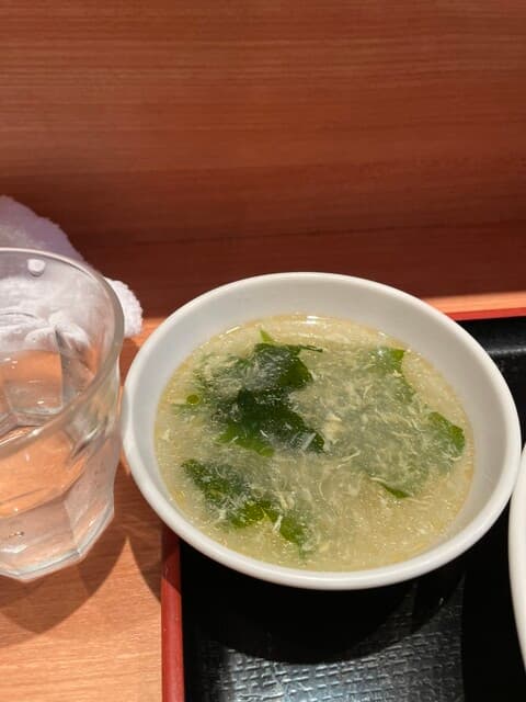 中華厨房 もりもと - たまごわかめスープ