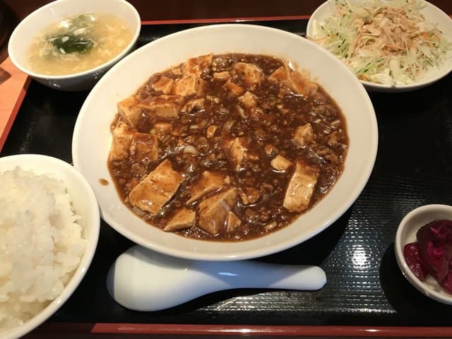 中華厨房 もりもと - マーボー豆腐ランチ(ご飯おかわり自由)¥780
