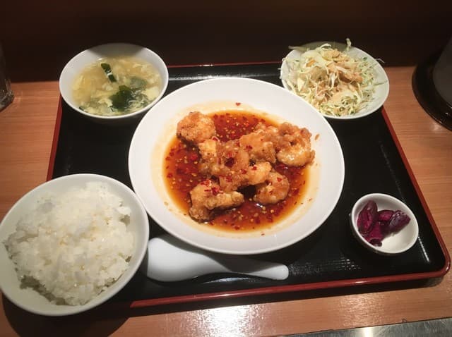 中華厨房 もりもと - エビのピリ辛ランチ860円