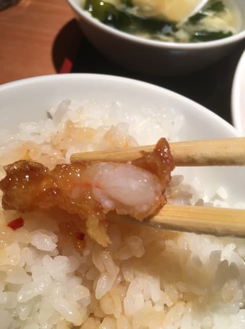 中華厨房 もりもと - 肉厚なエビ