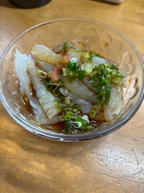 すし阿波弁慶 - くらげポン酢