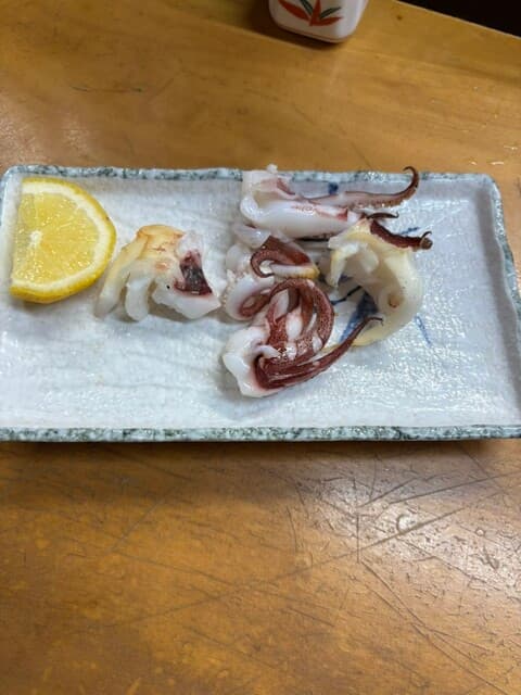 すし阿波弁慶 - ゲソ塩焼き