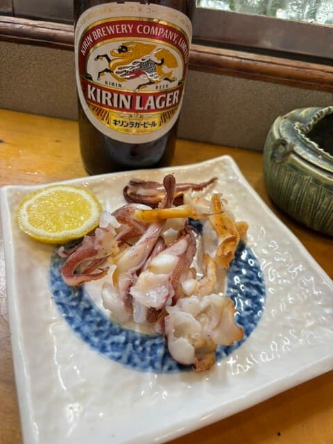 すし阿波弁慶 - ゲソ塩焼き