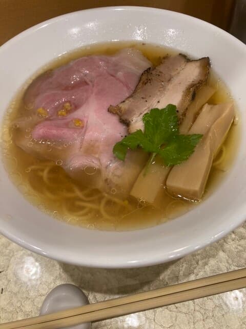 なにわ 麺次郎 - 黄金貝らーめん