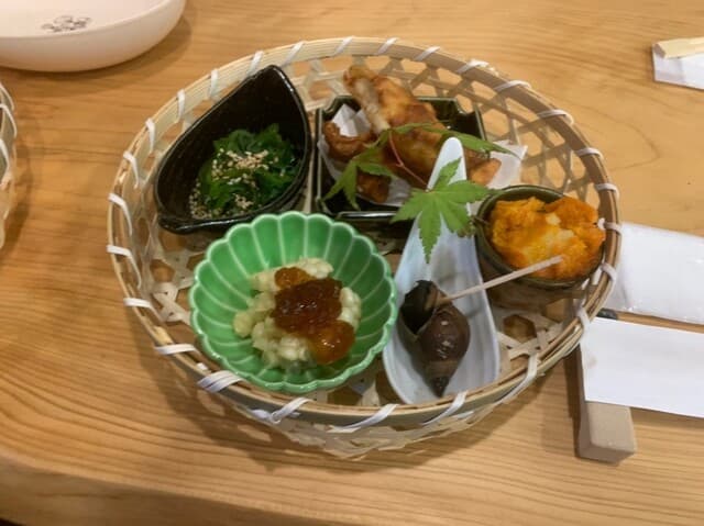 食事処 つし里 - 前菜５点盛り