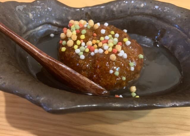 食事処 つし里 - 蓮根饅頭
