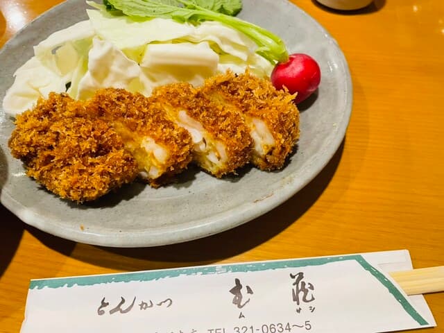 とんかつ武蔵 - エビカツ定食