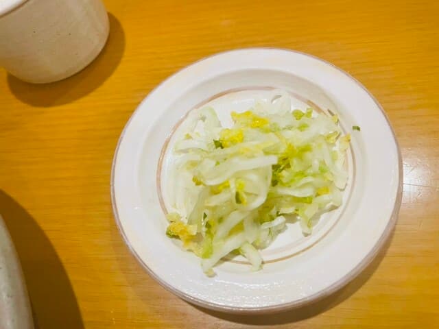 とんかつ武蔵 - 漬物