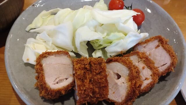 とんかつ武蔵 - ロースカツの断面