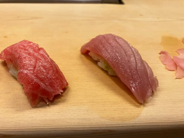 鮓廣嶋 - どちらかヨコワでどちらかがトロ