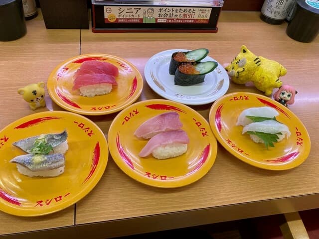 スシロー - ちょっとたけ、食べたかったので、これで十分！