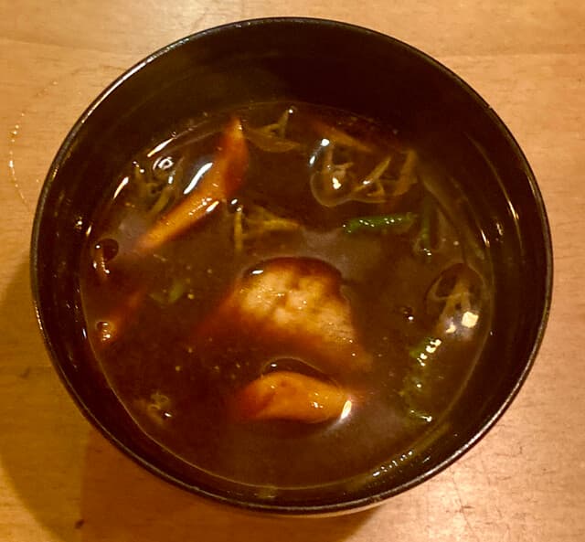 貴寿司 - 味噌汁