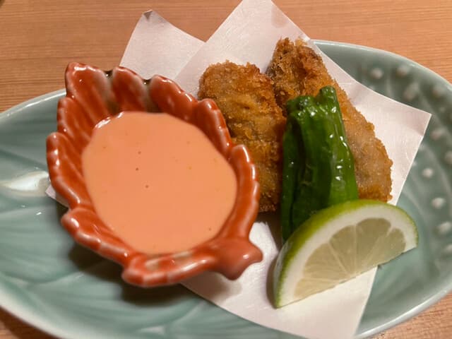 貴寿司 - 広島産カキフライ