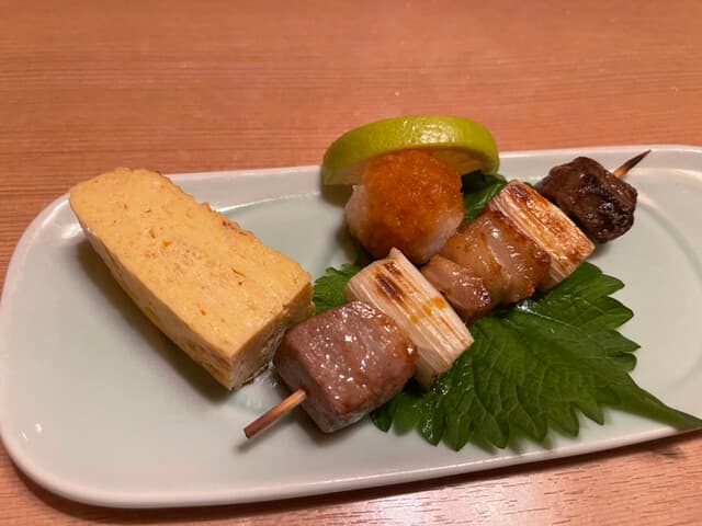 貴寿司 - 鮪ネギ間串