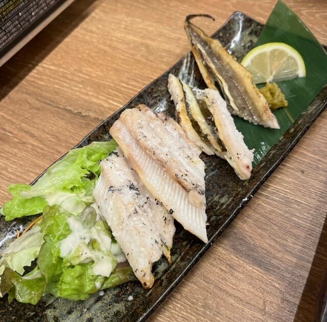 浜焼き きばる - 穴子の白焼、