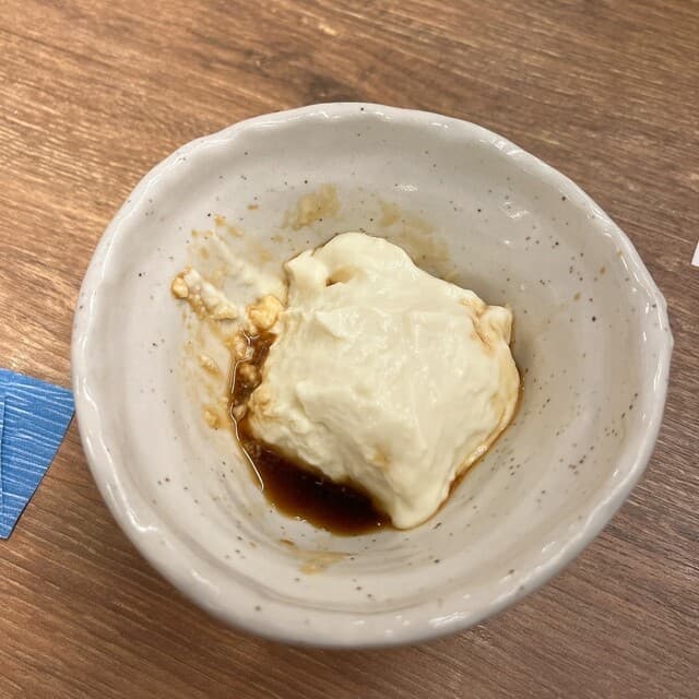 浜焼き きばる - お通し　豆腐