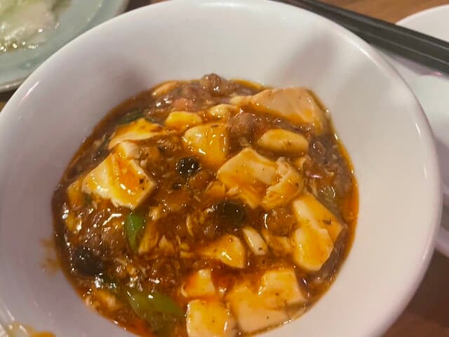 中華バル 藍天 - 麻婆豆腐