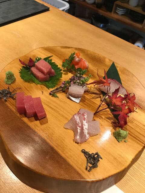 博多 旬菜鮮魚 味十 - お刺身三種盛り