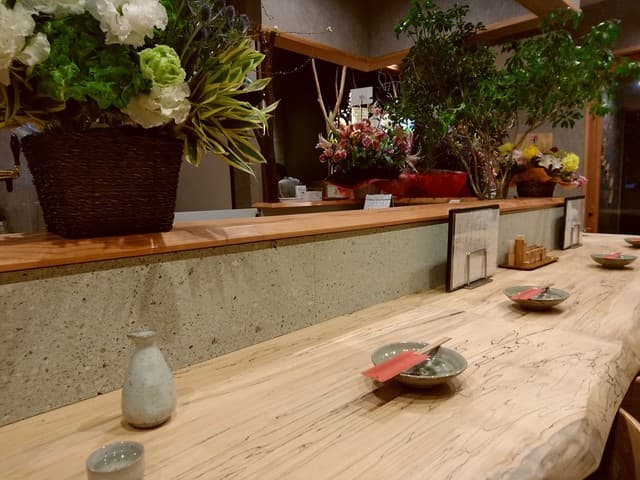 酒ト肴・〆うどん あかり - 【2018.1.9(火)】カウンター席