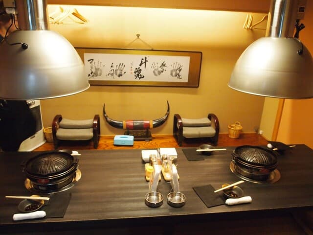 成吉思汗 大黒屋 - 座敷に案内される