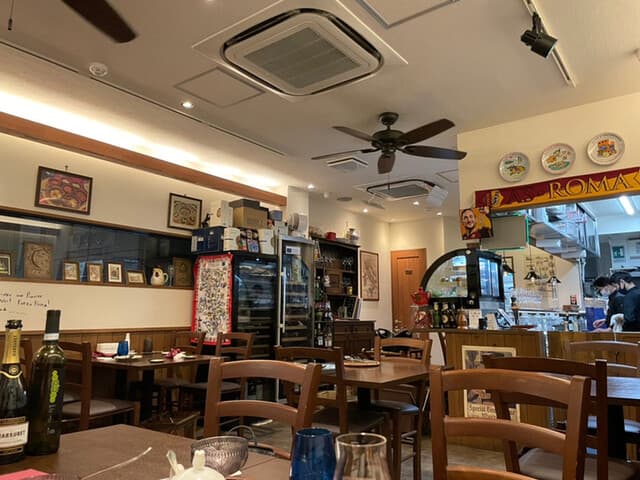 ラ ポルケッテリア - ローマ風の店内